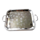 Rectangular polished iron electroplated tray
