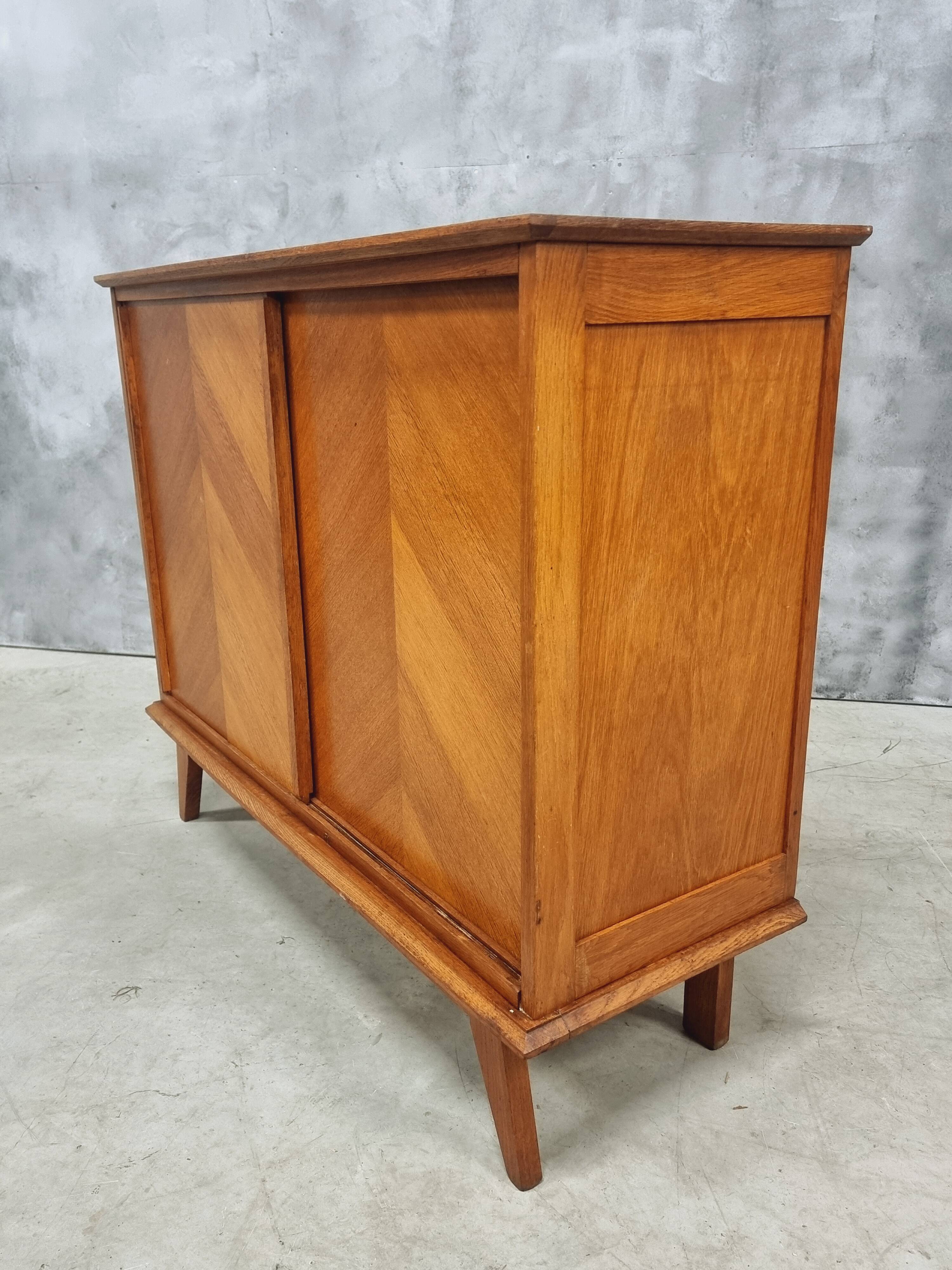 Scandinavian vintage highboard sideboard