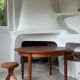 Danish teak round table