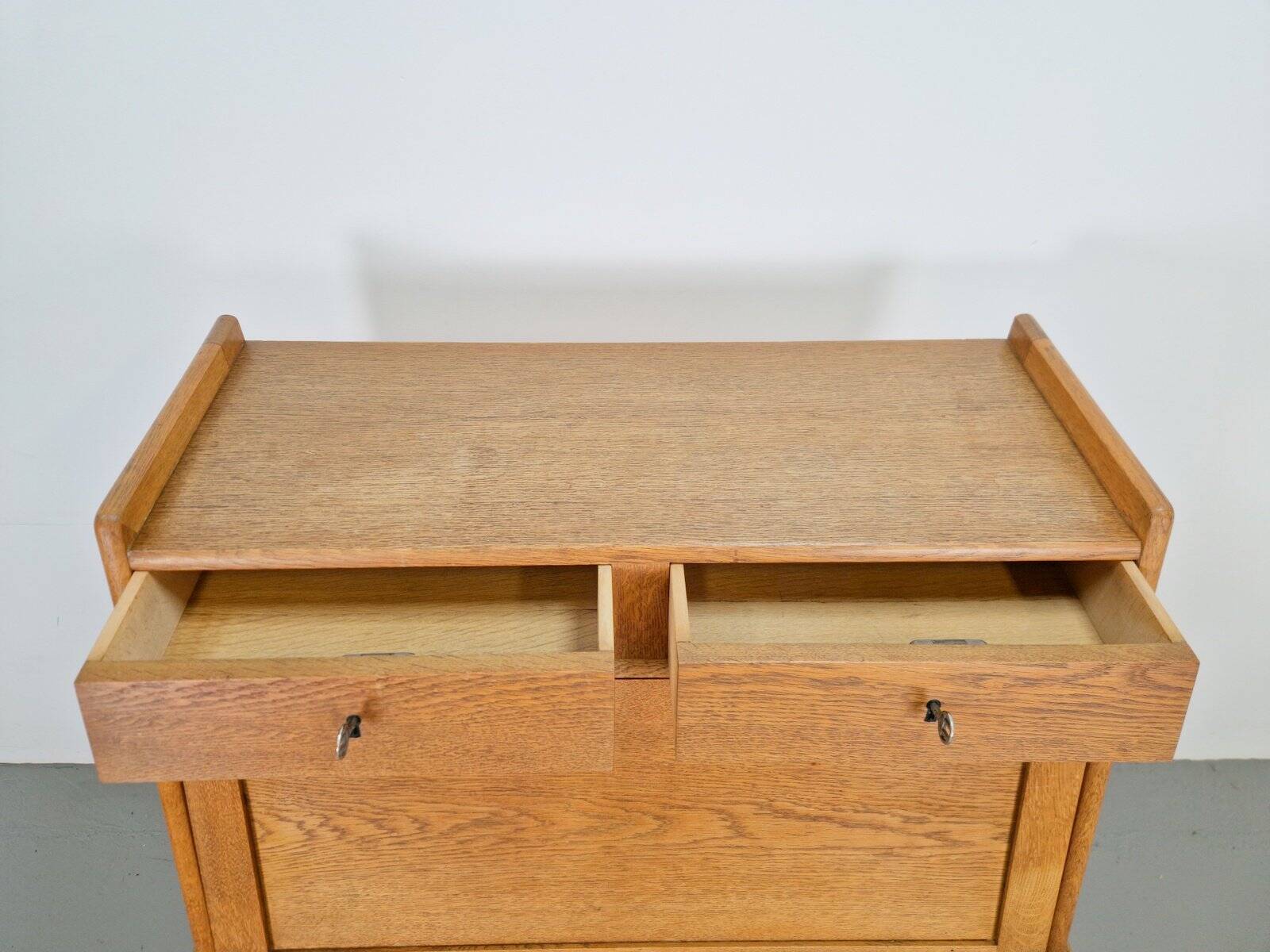 Art Deco Arts & Crafts Secretary in Natural Oak, 1930s