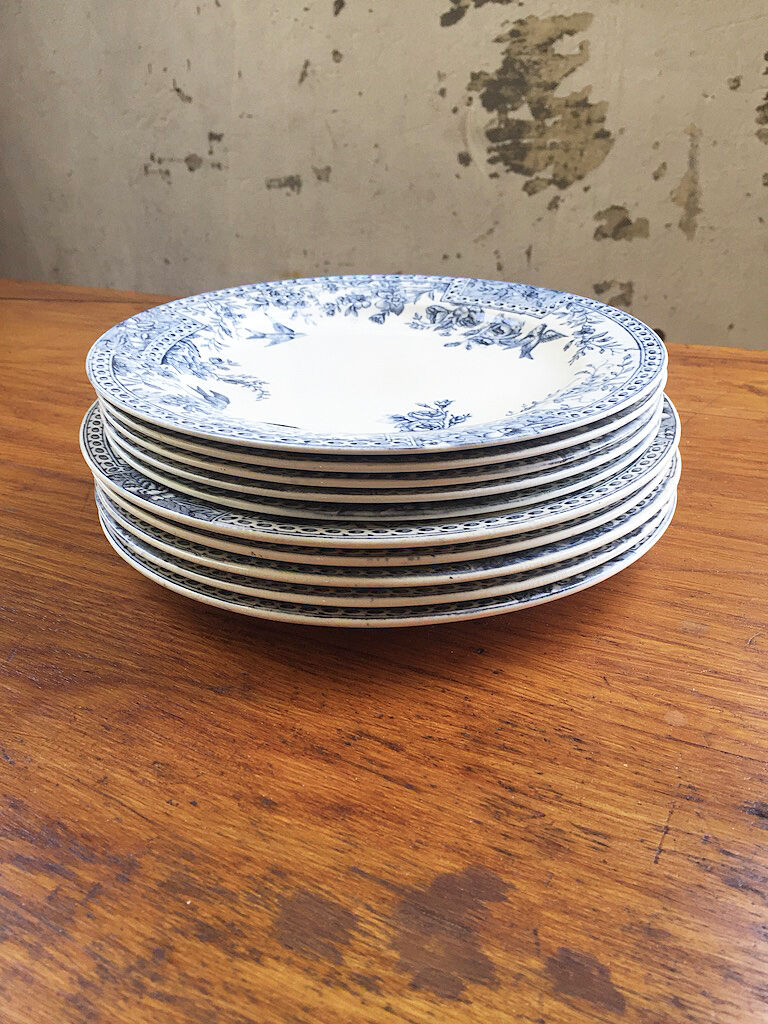 Set 10 plates Fer Fer Cerès