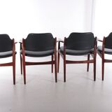 The Arne Vodder Model 62A Chairs by Sibast, Denmark, 1960s
