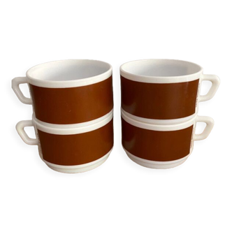 4 cups Arcopal Cafés Negresco