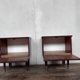 Paire de chevets palissandre