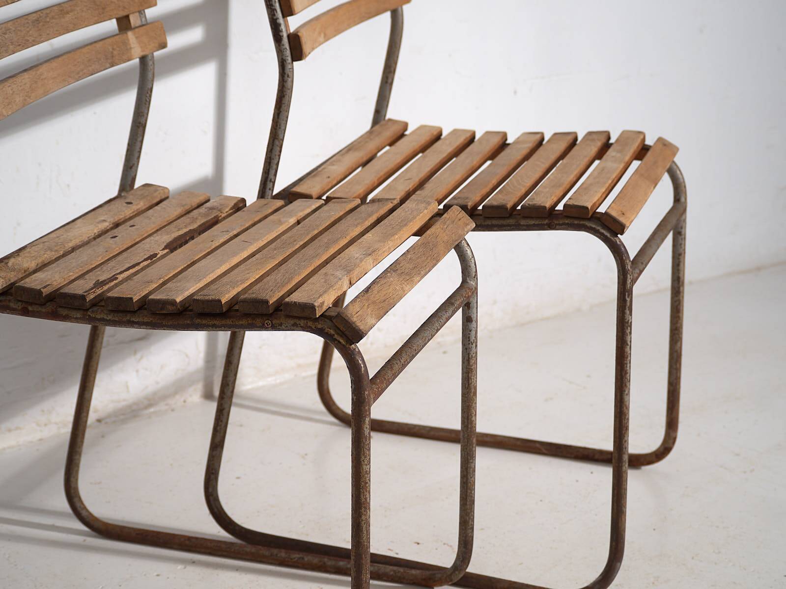 Chaises de jardin anciennes (c.1920). Ensemble de 2 pièces n°7