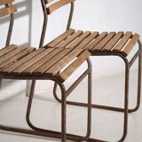 Chaises de jardin anciennes (c.1920). Ensemble de 2 pièces n°7