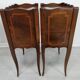 Marquetry bedside tables