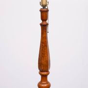 Stunning large Antique Biedermeier Burl floor lamp . Germany