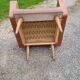 Paire de fauteuils vintage en skaï marron