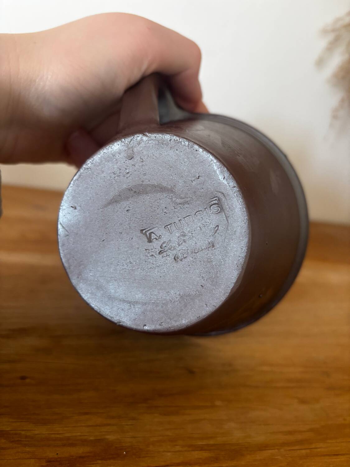 Set of two stoneware mugs Turgis Calvados