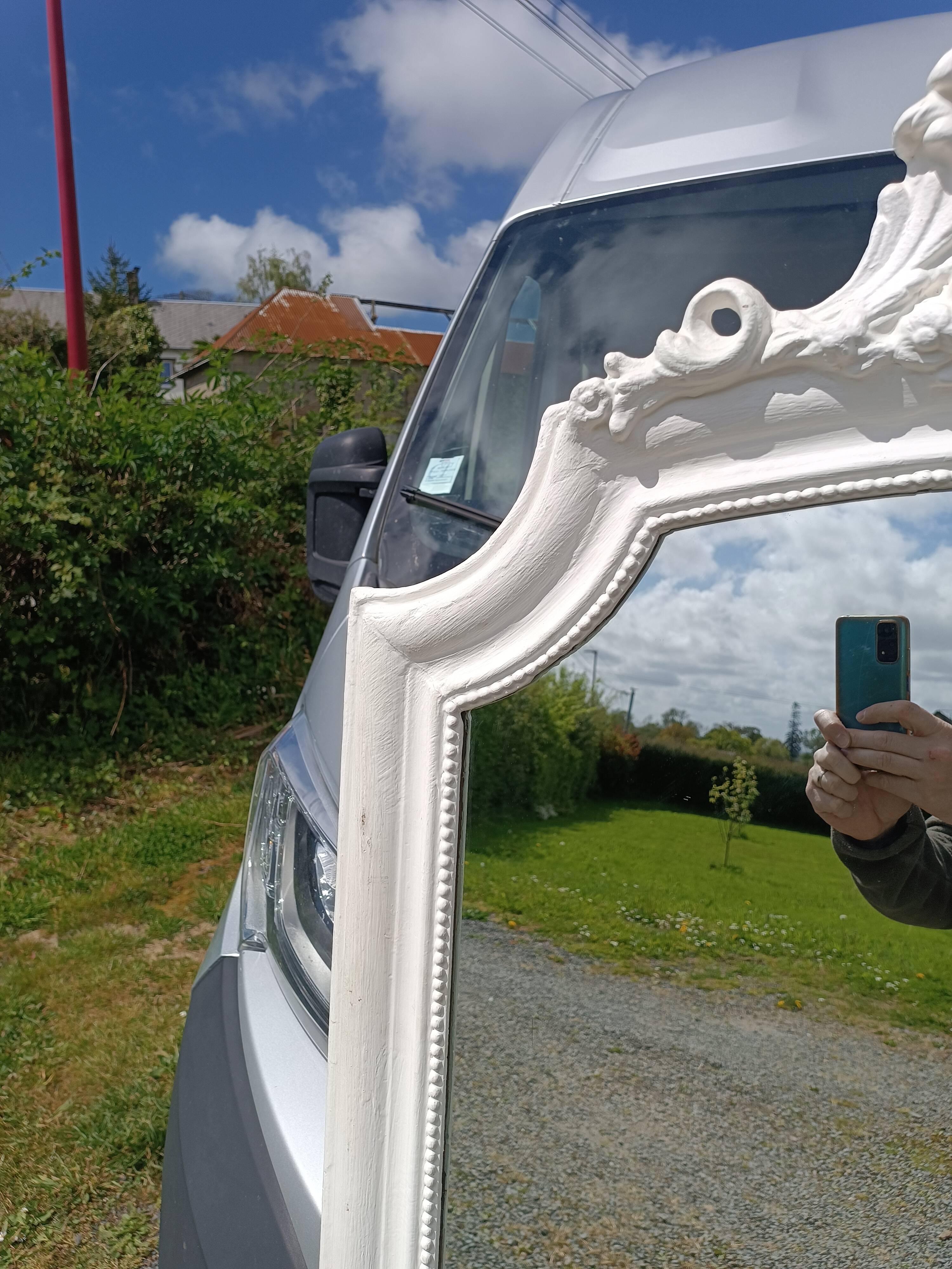 Antique mirror 174/94 cm