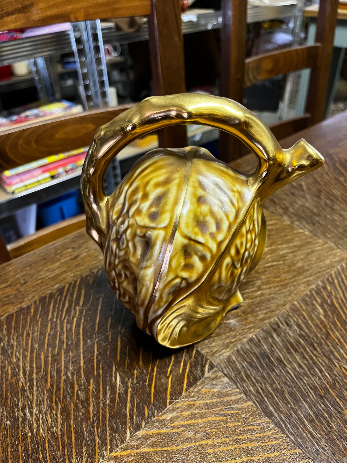 Carafe barbotine walnut liqueur