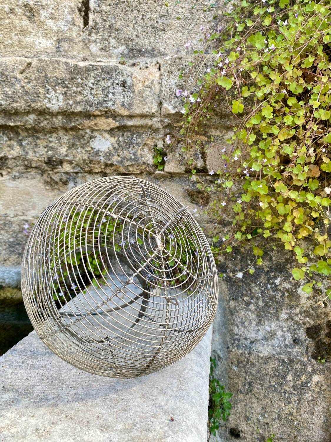 Vintage salad basket