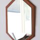 Teak diamond mirror - Scandinavian