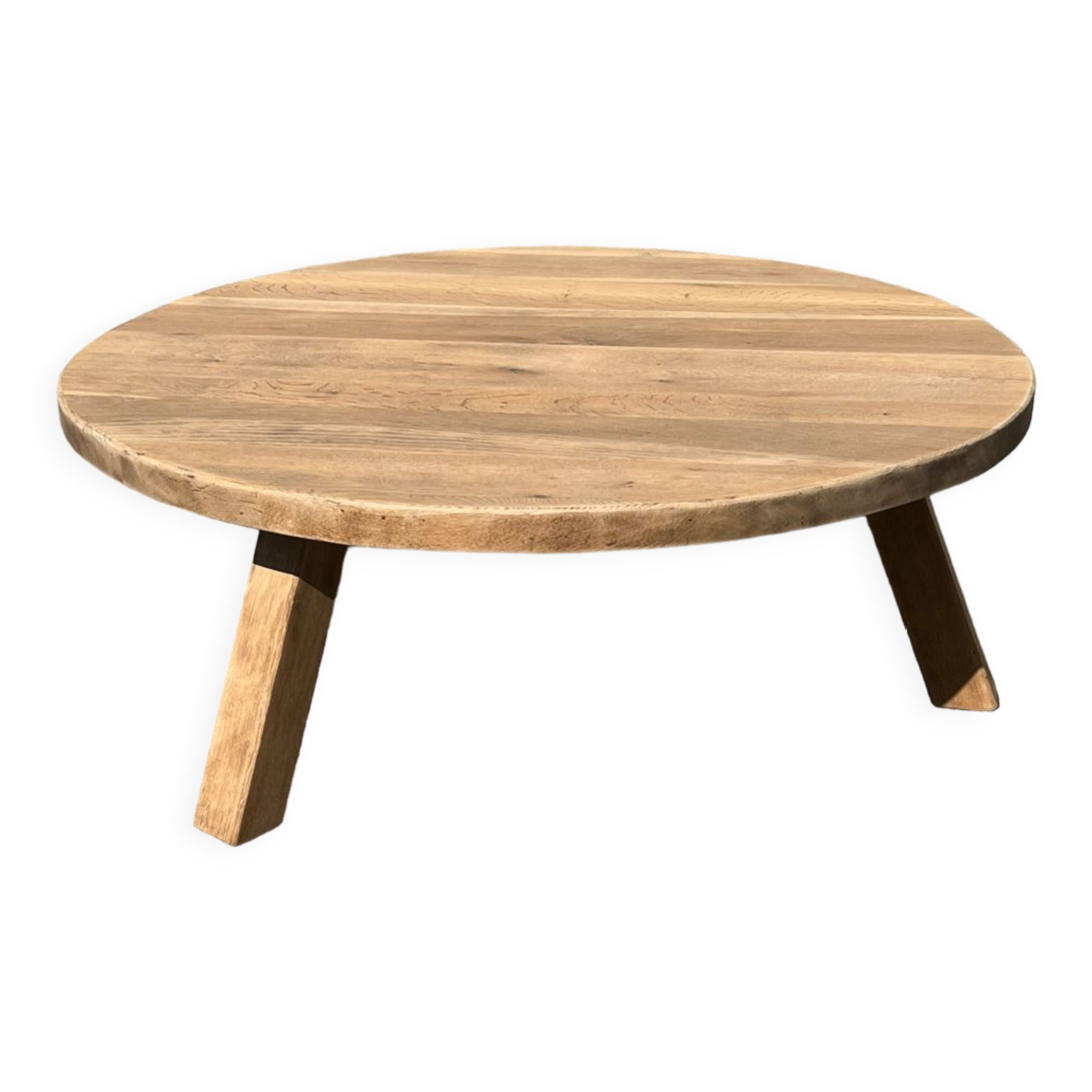 Solid oak coffee table