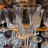 12 faceted stemmed glasses – 1970s 12 faceted stemmed glasses – year