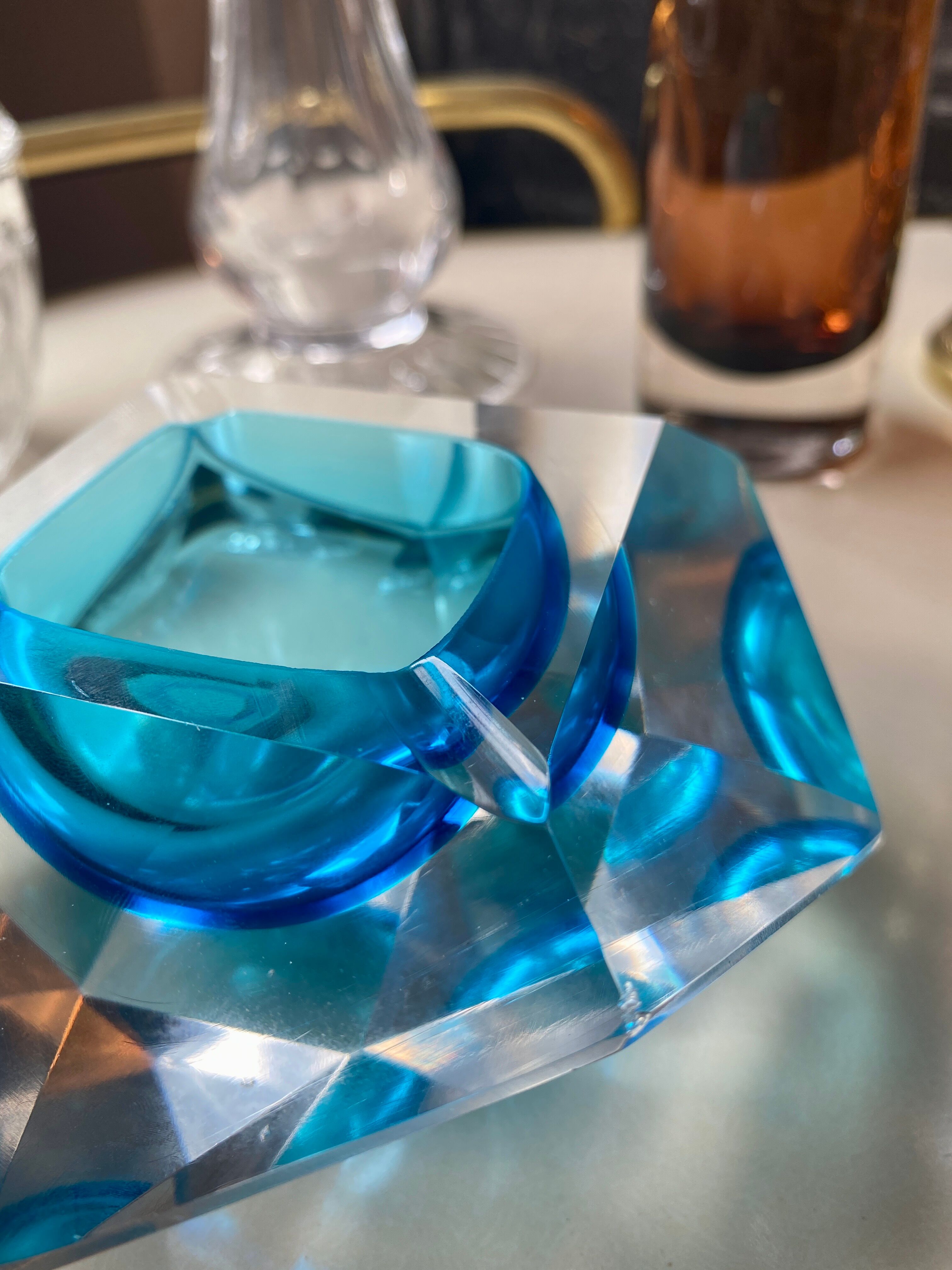 Ashtray / empty pocket sommerso murano