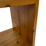 Vintage side table Ate van Apeldoorn Pine wood 1970s Dutch Design