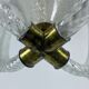 Ercole Barovier Murano glass pendant lamp Italy 1930s
