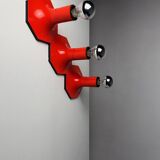 Trio of Staff Lights wall/ceiling lamps 70's, Germany