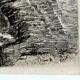 Painting signed frey? – etching – orientalist, oasis – period 1930