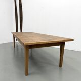 Monumental XXL Pine Farmhouse Table (3.20m) – 1970s