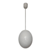 Lustre white opaline egg vintage Limburg