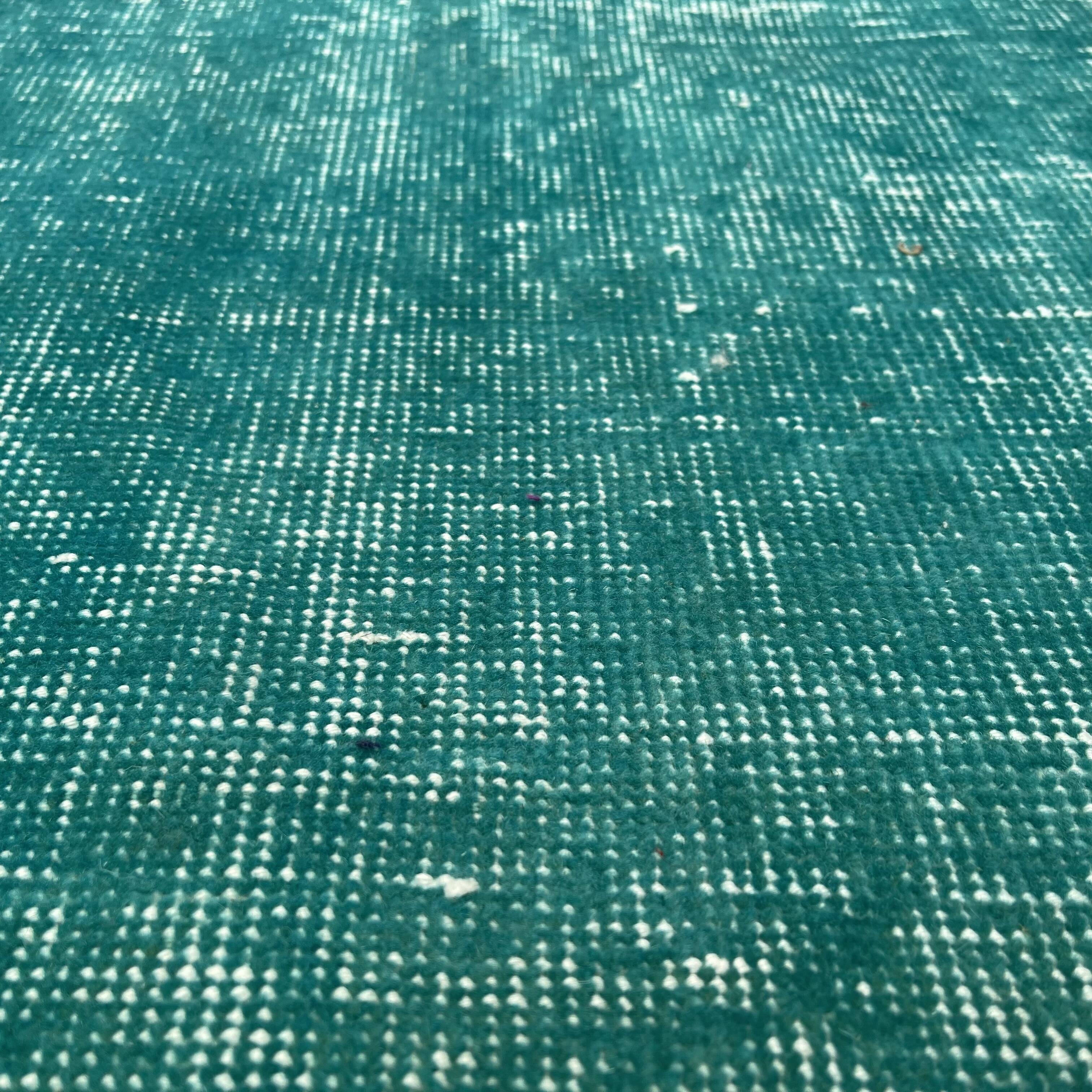 Vintage distressed turkish rug runner , 307 x 48 cm