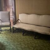 Sheep bone sofa and armchair