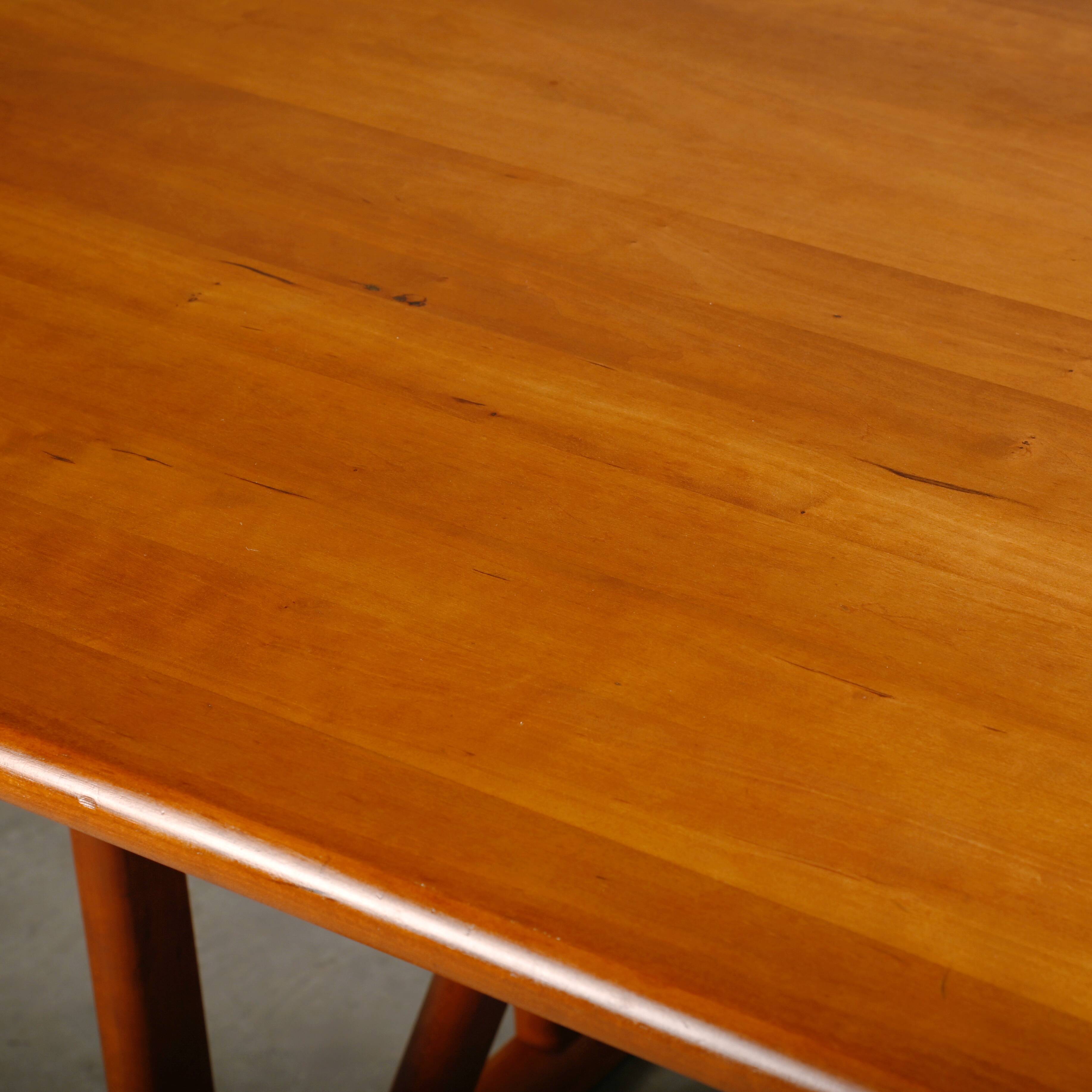 Søren Holst Shaker Dining Table or Desk in solid Cherry Wood, Denmark