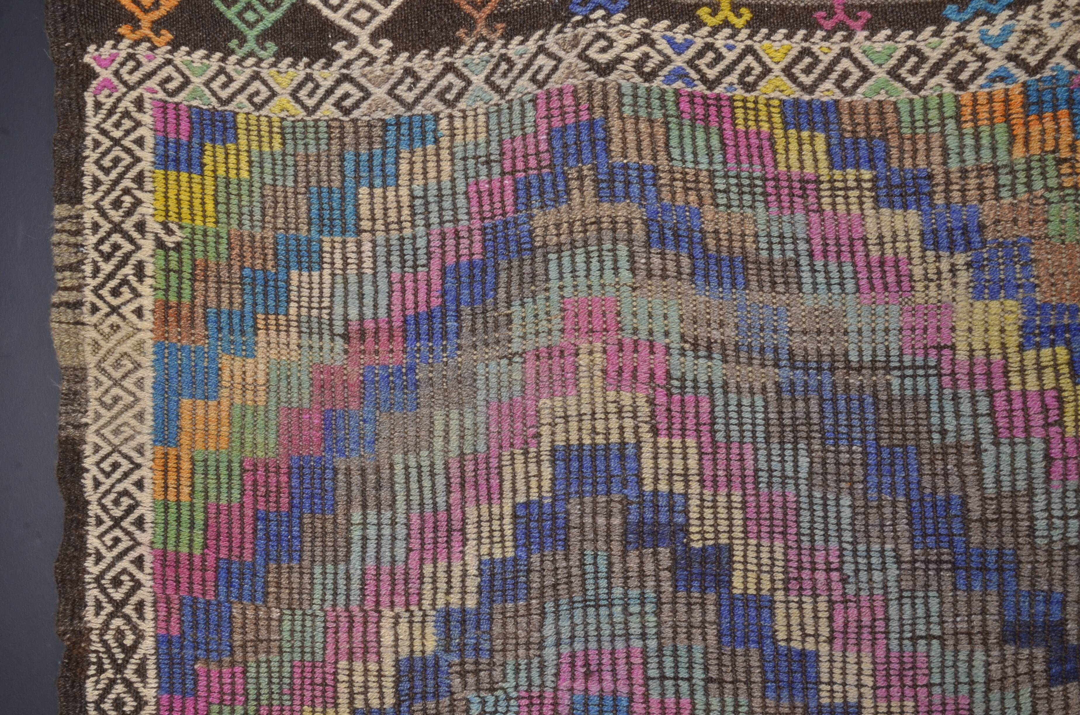 Oushak Vintage Floor Kilim sku1885