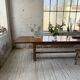 Table repas style drapière noyer 2m5/3m5 1900