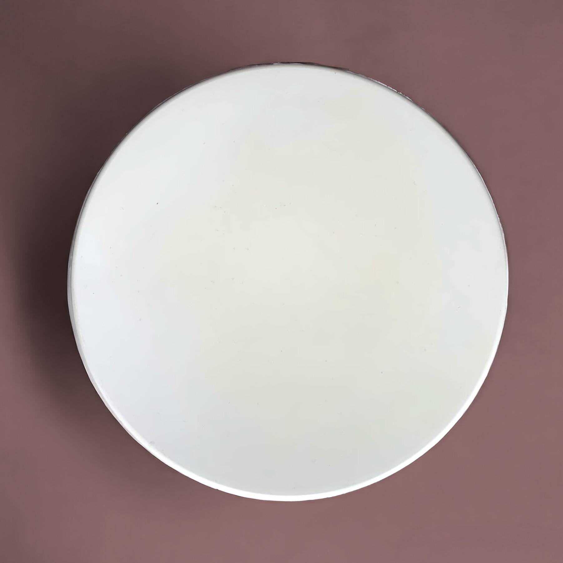 Vintage white plastic tripod stool Gedy - design Olaf von Bohr