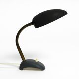 Small 1950s table lamp with metal gooseneck from Gebrüder Cosack Germany
