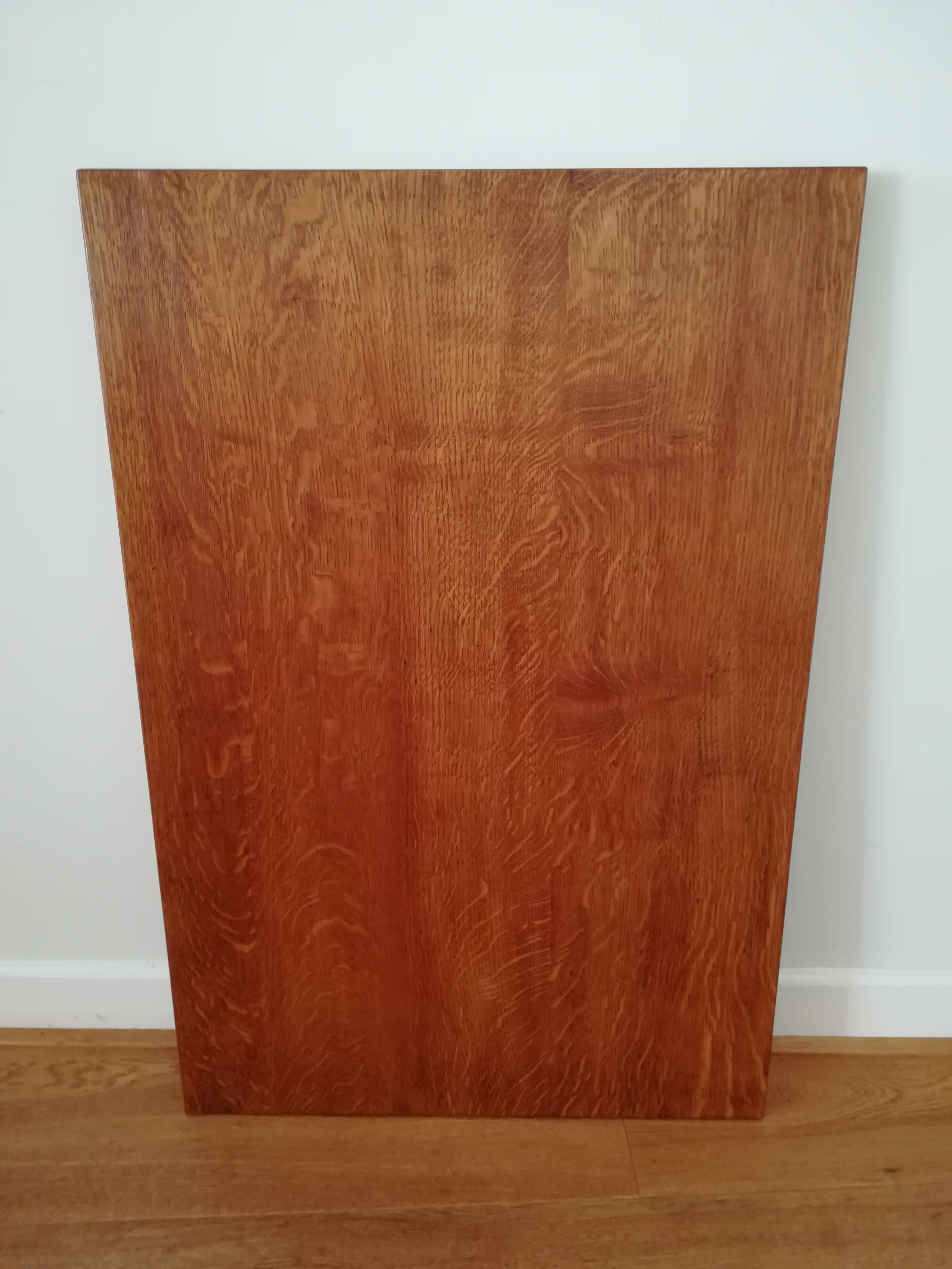 Solid oak side table