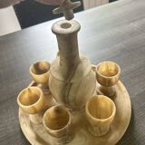 Marble liquor service