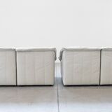 Canapés en cuir, années 1970, ensemble de 2
