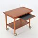 Mogens Hansen teak serving trolley with tray / Mid Century / Danish Modern Design / 1960s