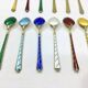 Denmark - Enamelled Moka Vermeil Spoons