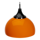 Orange space age pendant lamp