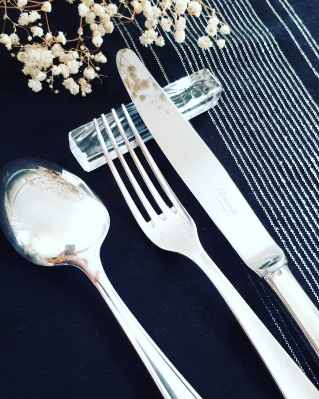 11 Knife holder Cristallerie Royale de Champagne