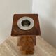 Scandinavian wooden candle holder 70s