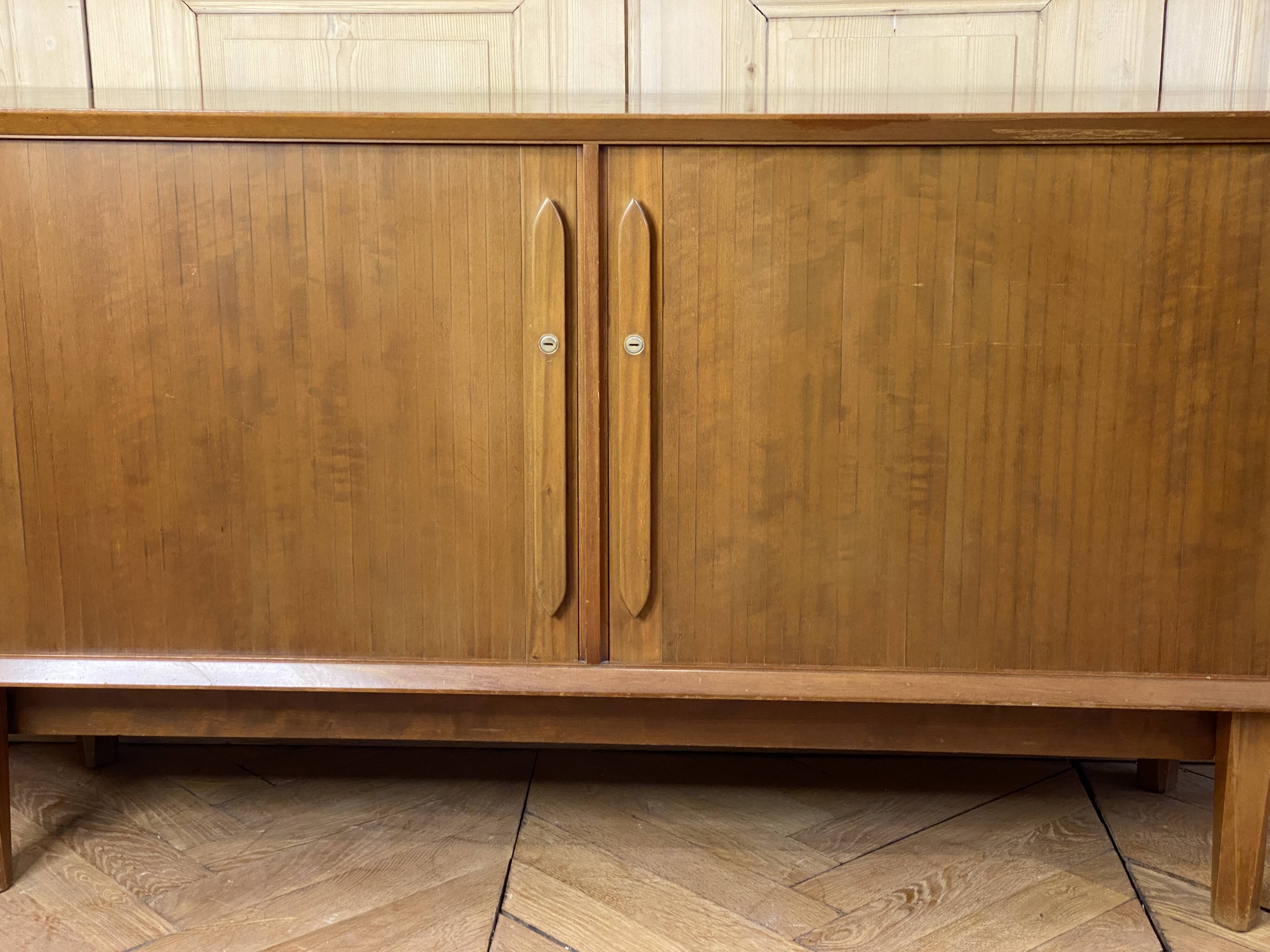 Curtain door sideboard