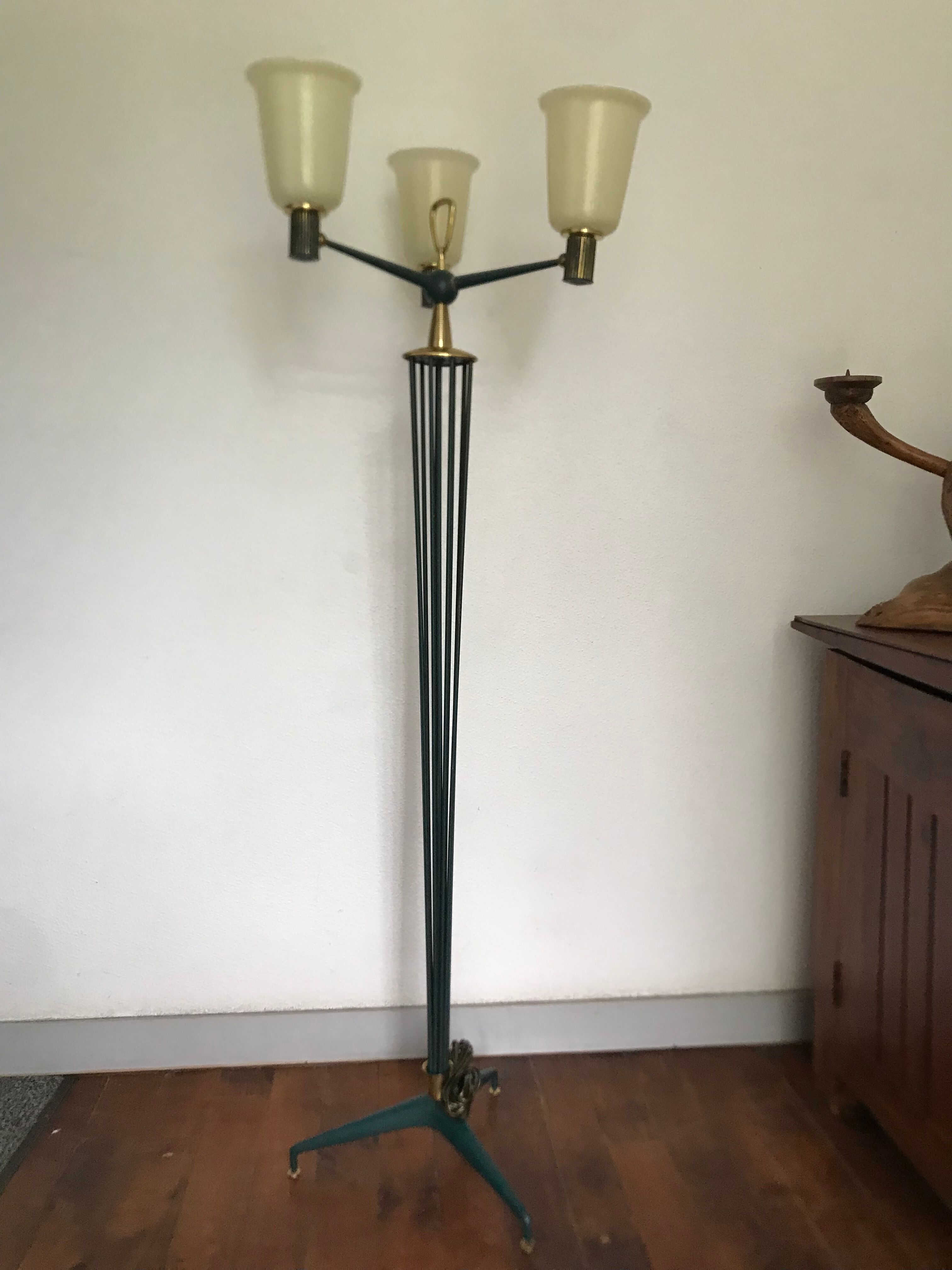 Floor lamp Maison Arlus 1950