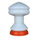 Vintage table lamp in white opaline glass, Italy, 1970s