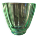 Glass-sided vase signed Daum Nancy 1950