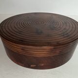 Bonbonnière ronde en bois