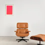Lounge Chair and ottoman in rosewood by Charles & Ray Eames, Vitra