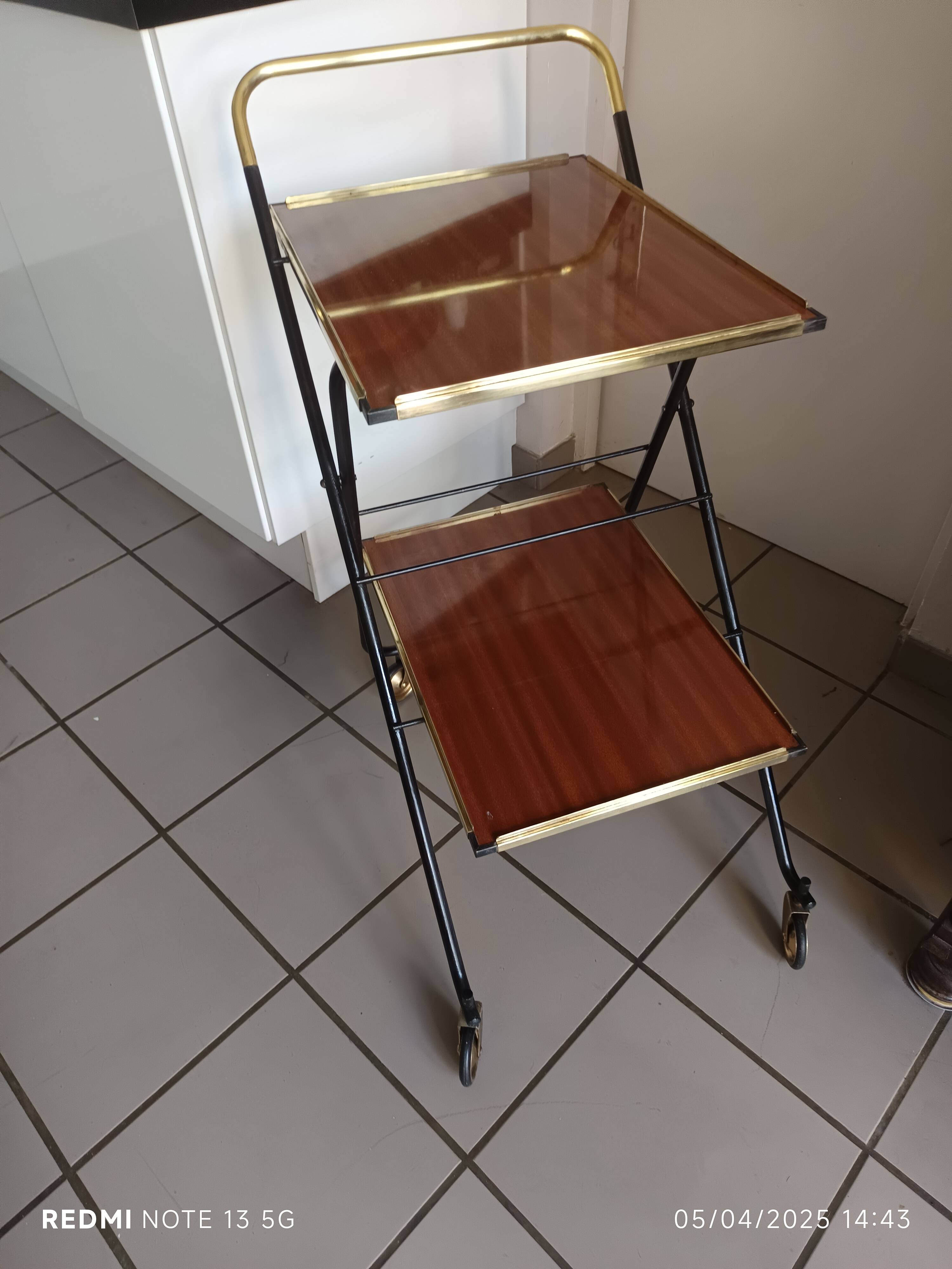 vintage drinks trolley France 1960