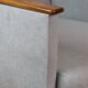 Vintage Art Deco Loft armchair - blue sky